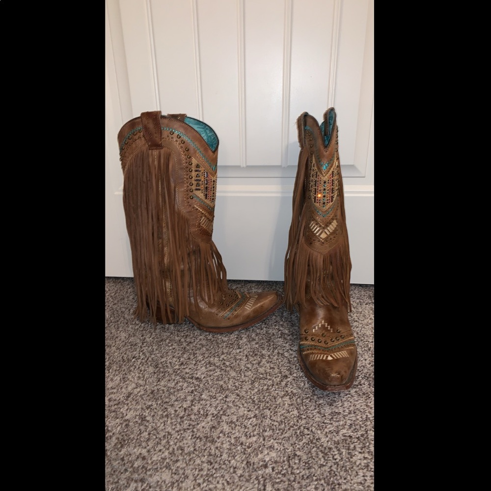 Corral Fringe Boots